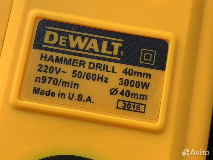 Перфоратор 3000w dewalt новый