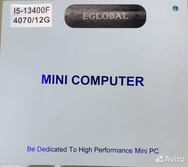 Мини пк Eglobal i5-13400F 4070/12gb