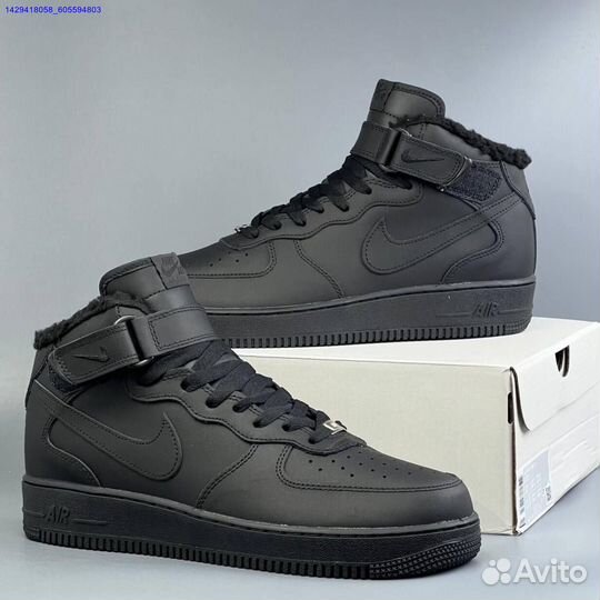 Кроссовки Nike Air Force 1 High (с мехом) (Арт.21022)