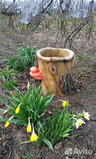 Кашпо, мусорка (бетон)