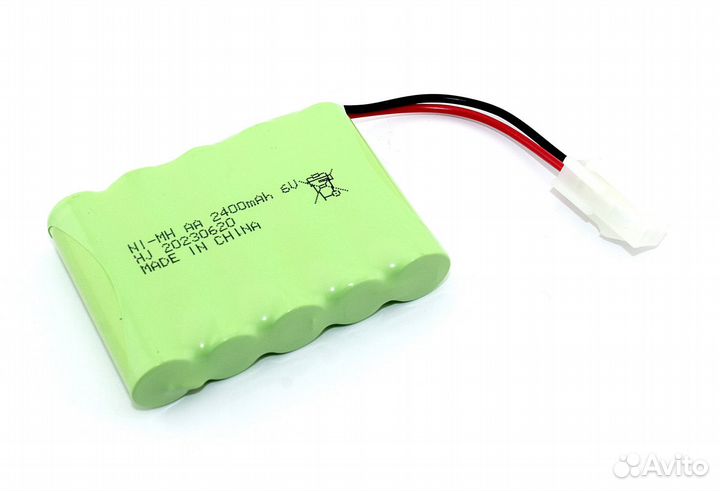 Акб Ni-Mh 6V 2400 mAh AA Flatpack разъем 5559