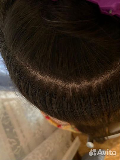 Натуральные волосы для наращивания 50 см