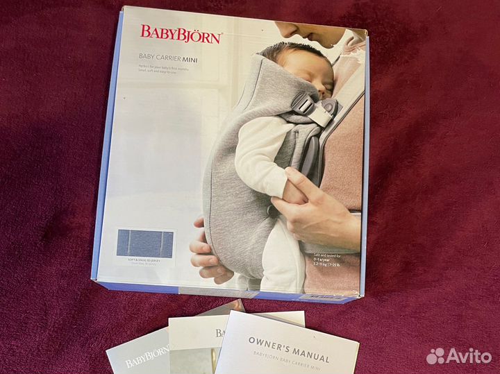 Эргорюкзак/кенгуру/переноска babybjorn mini