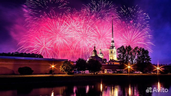 Салюты, Фейерверки на Новый год, Свадьбу, Праздник