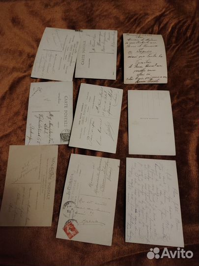 Открытки дореволюционные зарубежные разные