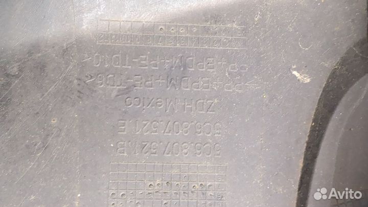 Юбка бампера нижняя Volkswagen Jetta 6, 2011