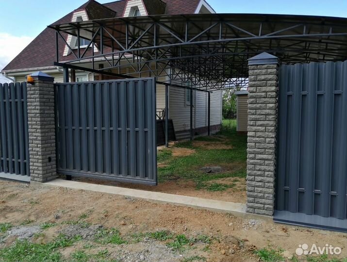 Навес 10 на 10 метров