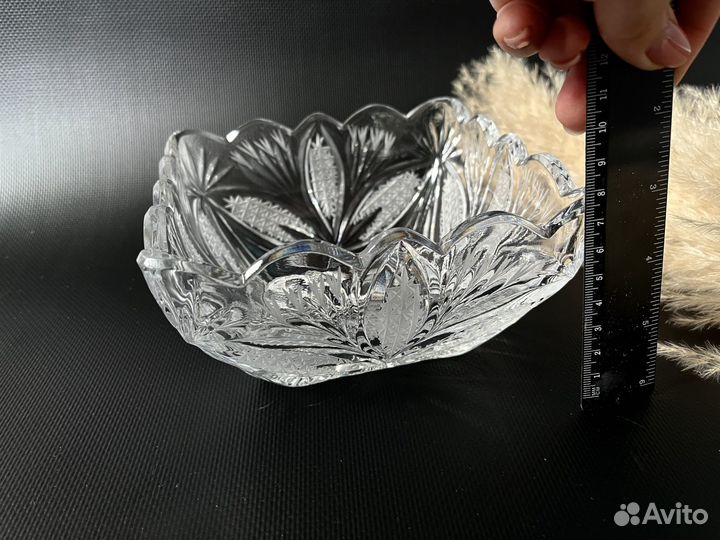 Новый хрустальный салатник