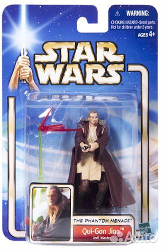 Фигурка Star Wars Qui-Gon Jinn Jedi Master винтаж