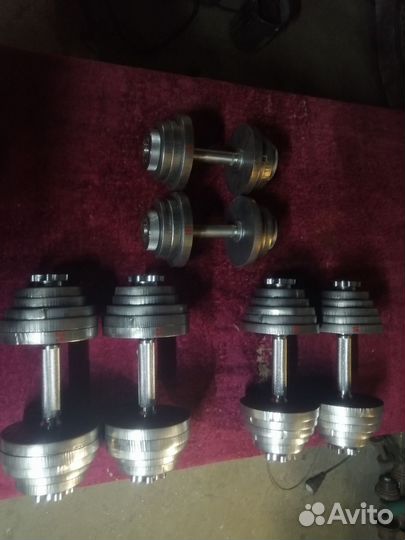 Гантели разборные 21. 19.11кг