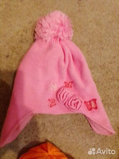 Шапки 4 разных детских бу