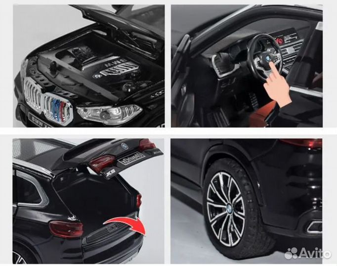 Модель bmw X5M F85 1:24