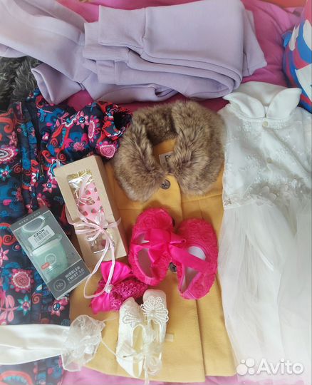 Вещи для девочки 4 пакета от 6 мес