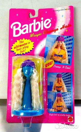 Парик Magic change hair Barbie 1994