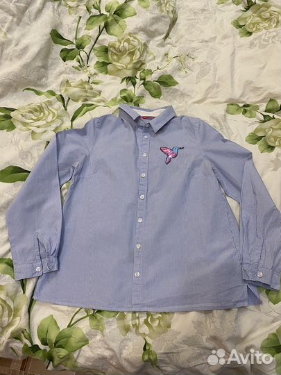 Блузка Futurino и футболка # Repost, р.158