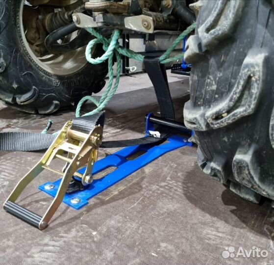 Замок для крепления квадроцикла, снегохода. KDA