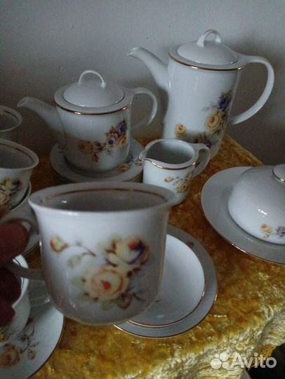 Чайно кофейный сервиз гдр