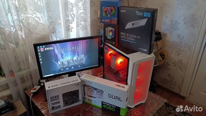 Игровой компьютер I5 12400f/RTX 4060