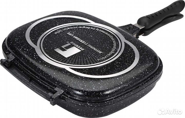 Новая двухсторонняя сковорода гриль Bergner