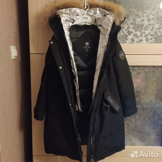 Парка зимняя для девочки 140