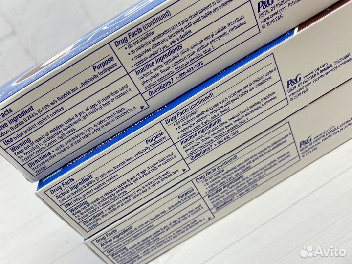 Зубная паста crest cavity оригинал