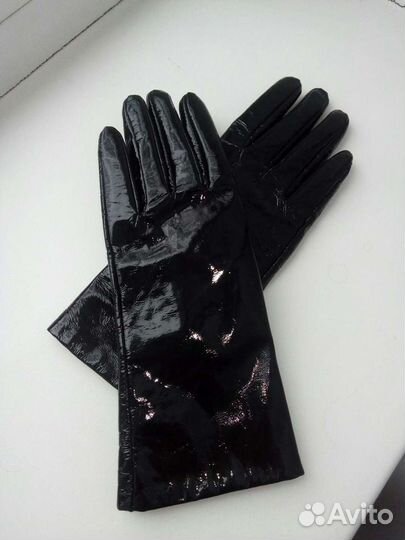 Перчатки женские кожа