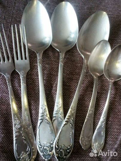 Мельхиоровые ложки СССР