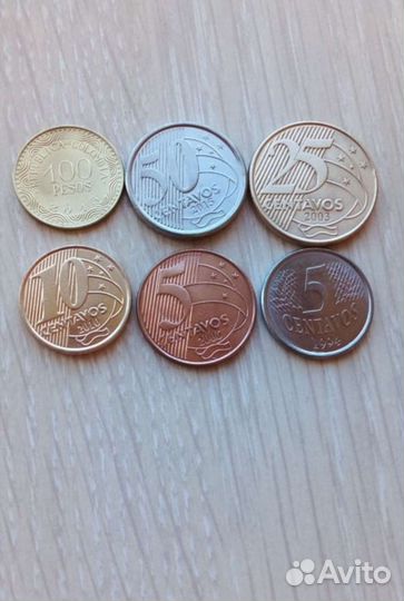 Иностранные монеты (Южная Америка)