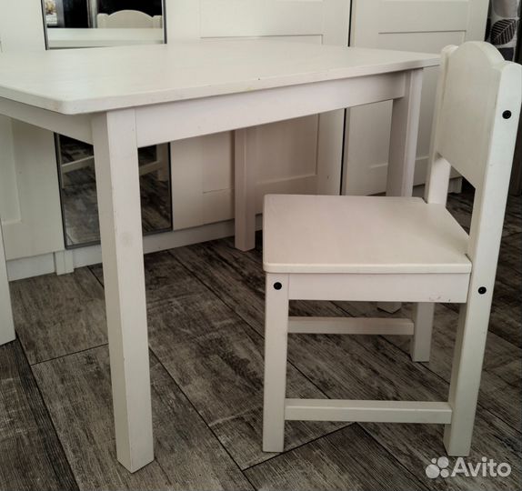 Стол со стулом детский IKEA