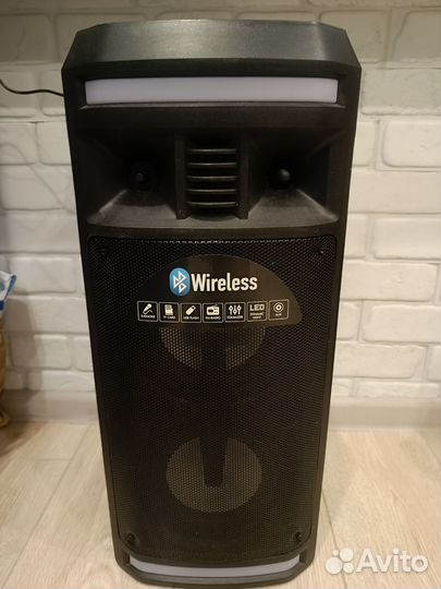 Портативная аудиосистема ginzzu GM-208