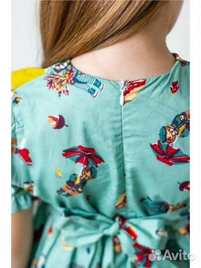 Платье с мишками 110-116