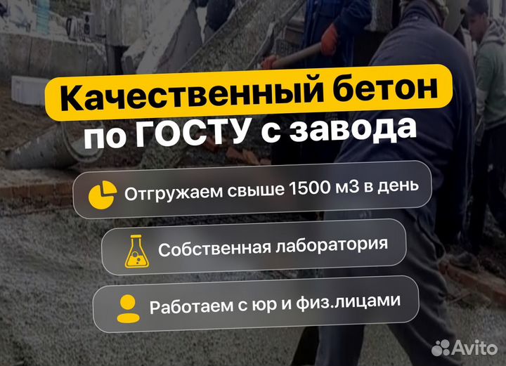 Бетон с доставкой