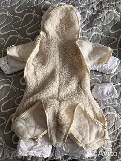 Зимний комбинезон трансформер 68-74