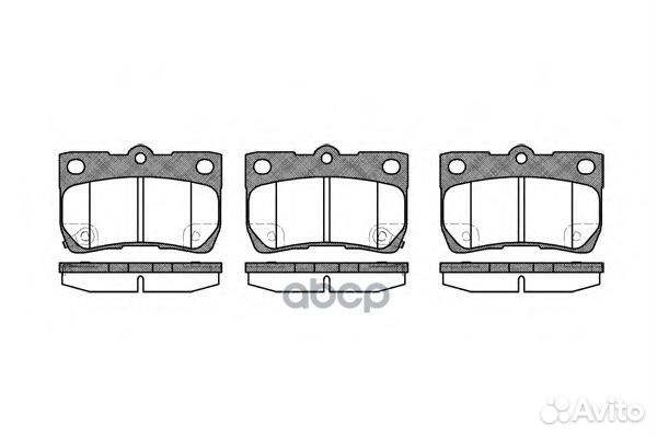 1181 02 FDB4001 0446622190 колодки дисковые
