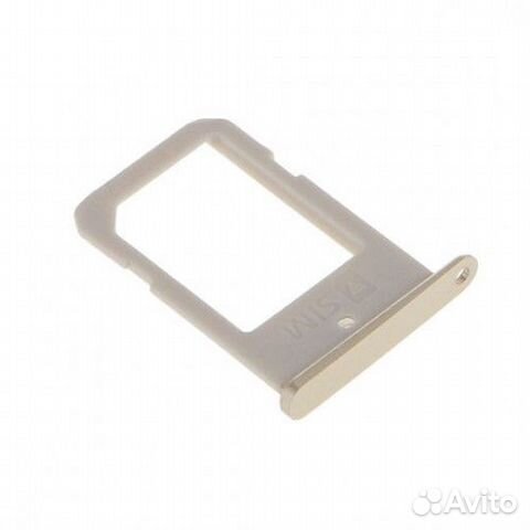 Лоток симкарты Samsung S6 Edge золотой
