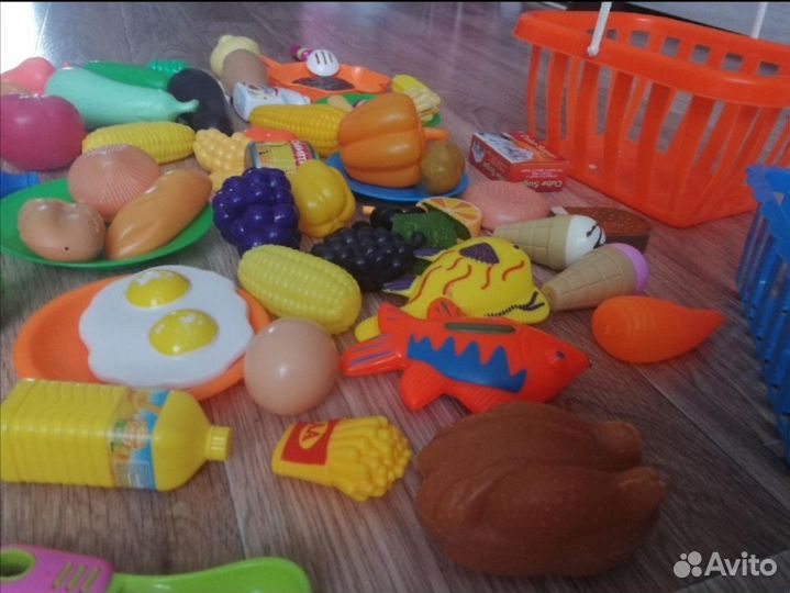 Кукольная еда для игры в магазин, кафе