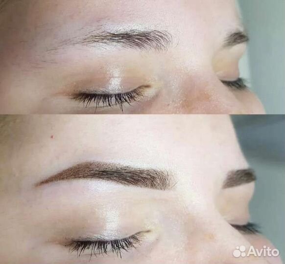 Окрашивание и коррекция бровей