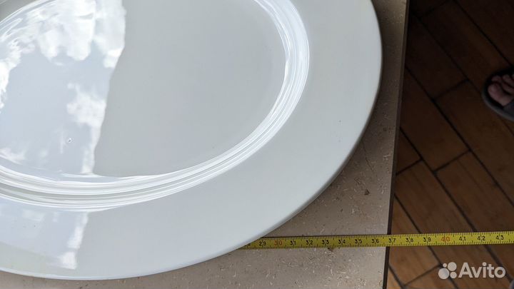 Блюдо костяной фарфор Англия большое