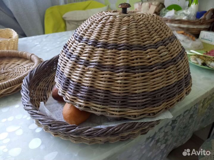 Хлебница из лозы