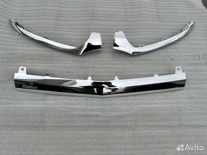 Накладки на бампер мерседес w205 AMG дорест