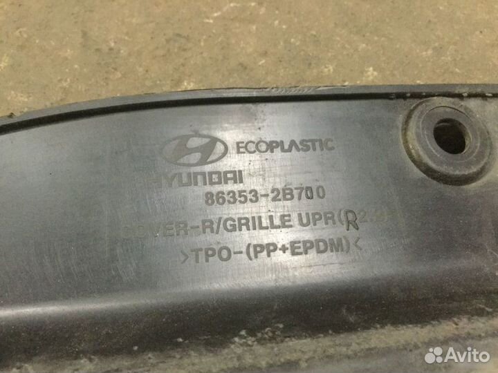 Кожух замка капота Hyundai Santa Fe CM 2005-2012