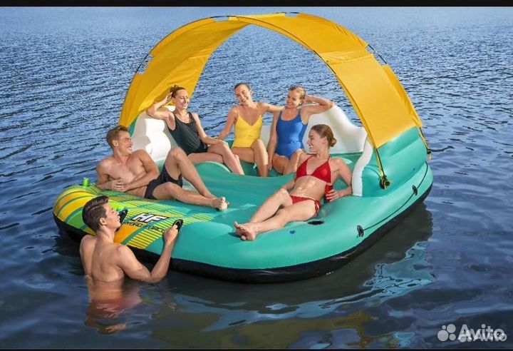 43407 BW, Bestway, Надувной матрас-остров 300х275с