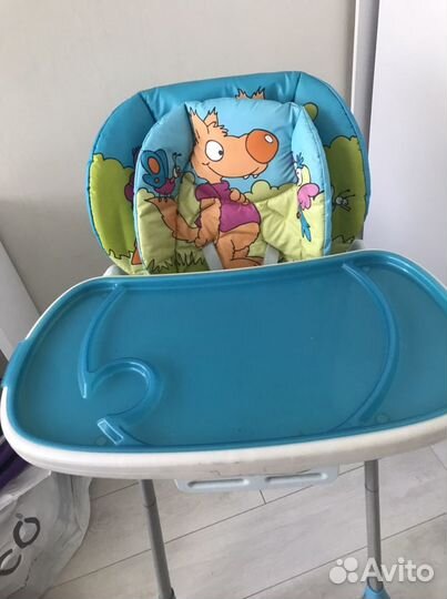 Стульчик для кормления chicco polly 2в1