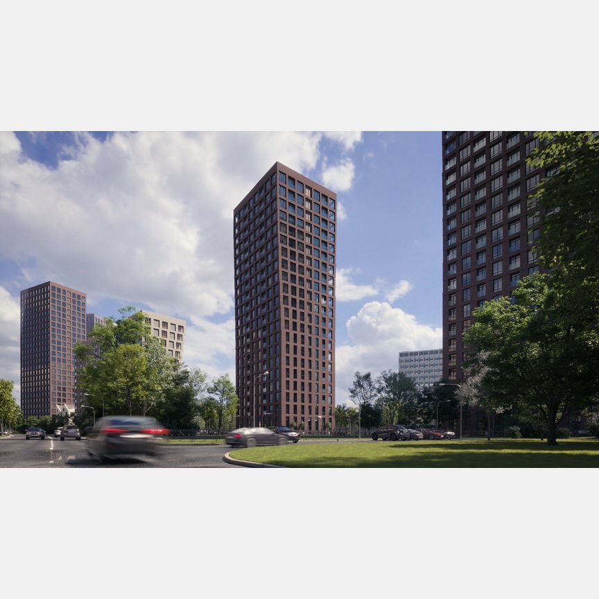 Квартира-студия, 44,2 м², 19/25 эт.