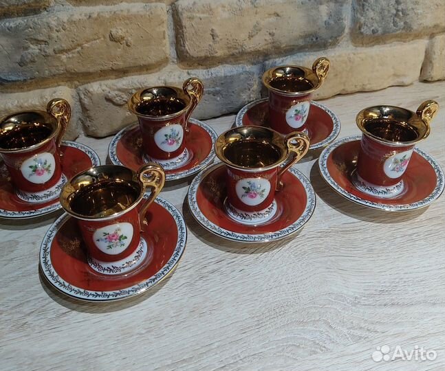 Кофейный сервиз Фарфор ГДР (ретро)