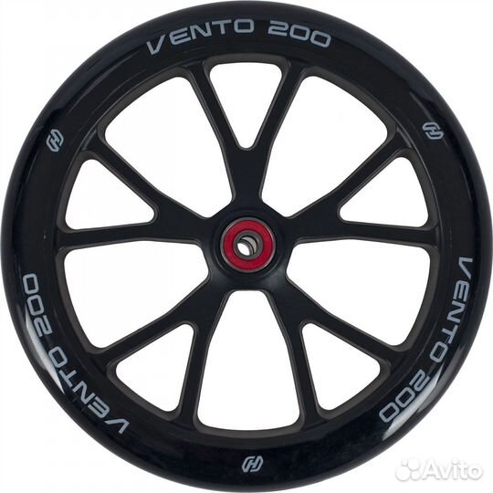 Колесо horh Vento 200 черный Kra1140