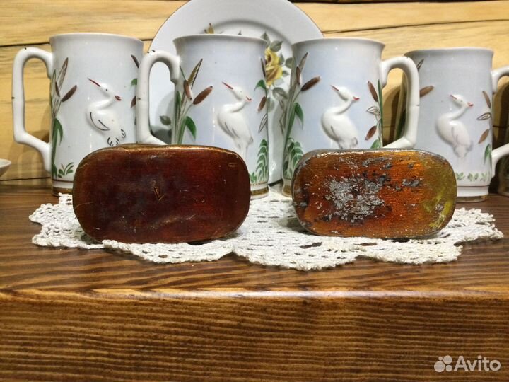 Старинная карандашница/пепельница сапог бродень