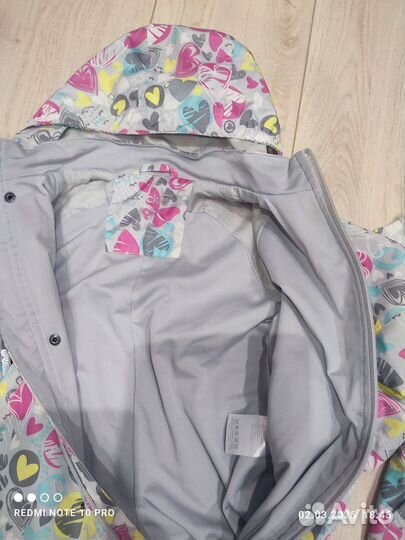 Комбинезон ветровик для девочки двойни