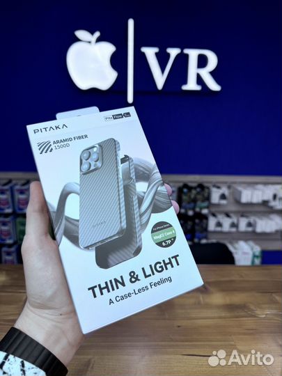 Чехол Pitaka для iPhone 15 pro Новый Оригинал