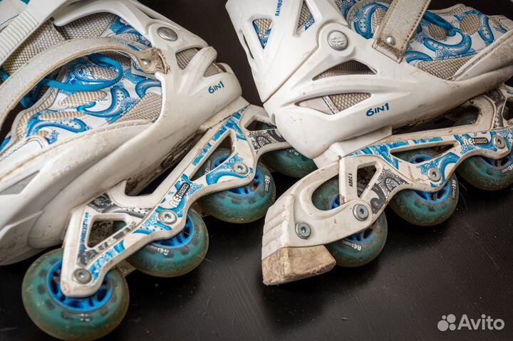 Роликовые коньки. Ролики. Регулируемый р-р 36-41
